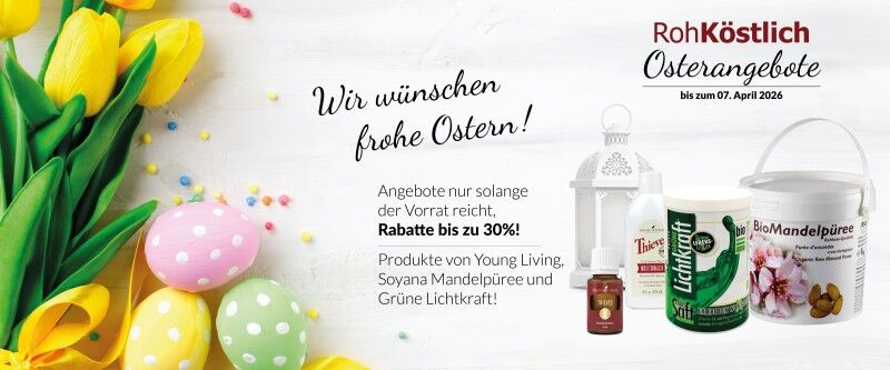Osterangebot 2026: Produkte bis zu 30% rabattiert