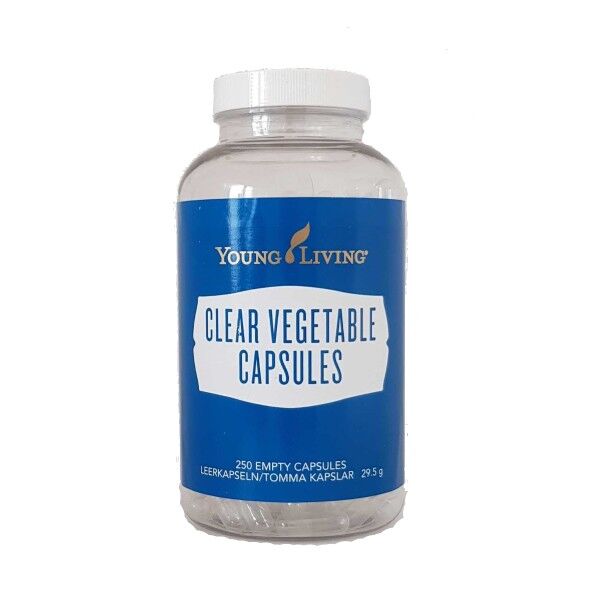 Young Living - Clear Vegetable Capsules - Befüllbare Kapseln - 250 Stk.