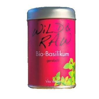Basilikum gerebelt - Vita Verde Wild &amp; Raw - 30 g